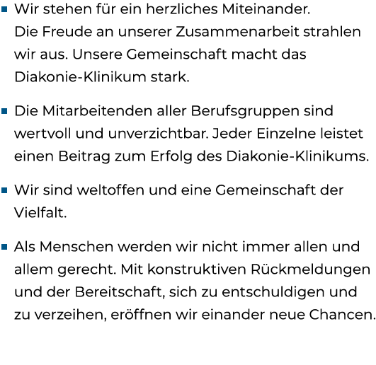 ■ Wir stehen f r ein herzliches Miteinander. ­ Die Freude an unserer Zusammenarbeit strahlen wir aus. Unsere Gemeinsc...